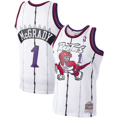 Mitchell & Ness Men's Mitchell & Ness Tracy McGrady White Toronto Raptors 1998-99 Hardwood Classics Swingman Player Jersey 