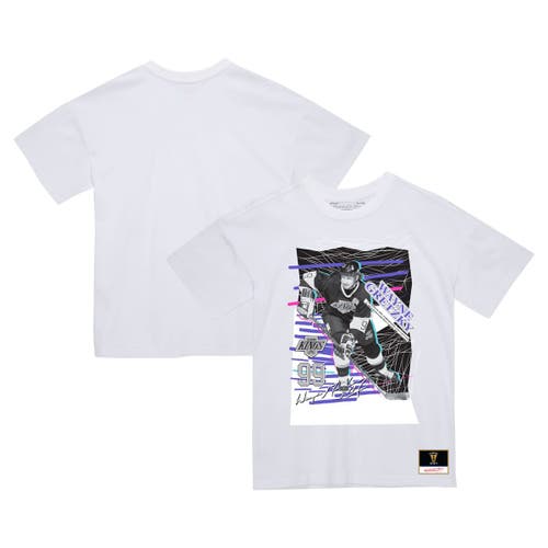 Mitchell & Ness Men's Mitchell & Ness Wayne Gretzky White Los Angeles Kings Streak T-Shirt 