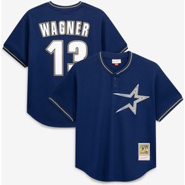 Mitchell & Ness Men's Mitchell & Ness Billy Wagner Navy Houston Astros Authentic Batting Practice Jersey 