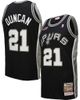 Mitchell & Ness Men's Mitchell & Ness Tim Duncan Black San Antonio Spurs 2000 NBA All-Star Game Authentic Jersey  - 1
