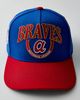 Mitchell & Ness Mitchell & Ness MLB Atlanta Braves Pro Snapback Hat in Navy, Men's at Urban Outfitters - 1