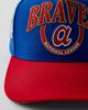 Mitchell & Ness Mitchell & Ness MLB Atlanta Braves Pro Snapback Hat in Navy, Men's at Urban Outfitters - 4
