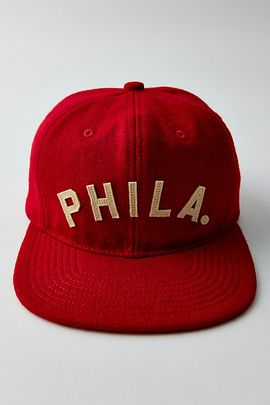 Mitchell & Ness Mitchell & Ness MLB Golden Era Melton Hat in Red, Men's at Urban Outfitters