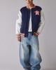 Mitchell & Ness Mitchell & Ness MLB Houston Astros Day Off Varsity Jacket in Navy Astros, Men's at Urban Outfitters - 5