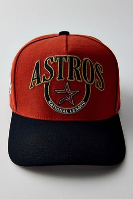 Mitchell & Ness Mitchell & Ness MLB Houston Astros Pro Snapback Hat in Red, Men's at Urban Outfitters