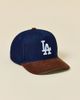 Mitchell & Ness Mitchell & Ness MLB Los Angeles Dodgers Denim & Cord Snapback Hat in Indigo, Men's at Urban Outfitters - 1