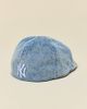 Mitchell & Ness Mitchell & Ness MLB New York Yankees Denim Cabbie Hat in Light Blue, Women's at Urban Outfitters - 1