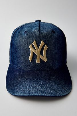 Mitchell & Ness Mitchell & Ness MLB New York Yankees Original Denim Hat in Indigo, Men's at Urban Outfitters