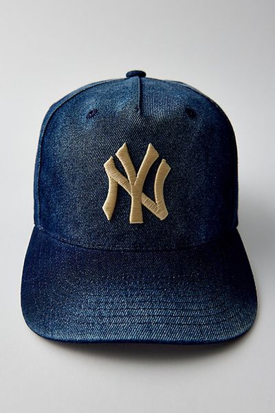 Mitchell & Ness Mitchell & Ness MLB New York Yankees Original Denim Hat in Indigo, Men's at Urban Outfitters