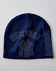 Mitchell & Ness Mitchell & Ness MLB New York Yankees Team Logo Rhinestone Stud Beanie in Navy, Men's at Urban Outfitters - 1