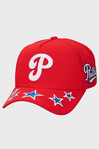 Mitchell & Ness Mitchell & Ness MLB Philadelphia Phillies Shining Star Snapback Hat in Red, Men's at Urban Outfitters
