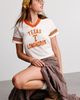 Mitchell & Ness Mitchell & Ness NCAA Retro Roots Boxy Cropped Tee in Texas, Women's at Urban Outfitters - 1