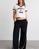 Mitchell & Ness Mitchell & Ness NFL Retro Roots Boxy Cropped Tee in Eagles, Women's at Urban Outfitters - 1
