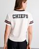 Mitchell & Ness Mitchell & Ness NFL Retro Roots Boxy Cropped Tee in Eagles, Women's at Urban Outfitters - 4