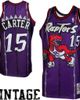 Mitchell & Ness Mitchell & Ness Vince Carter Toronto Raptors 1998/99 Throwback Authentic Jersey - Purple  - 1