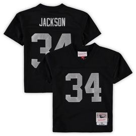 Mitchell & Ness Preschool Mitchell & Ness Bo Jackson Black Las Vegas Raiders 1988 Retired Player Legacy Jersey 