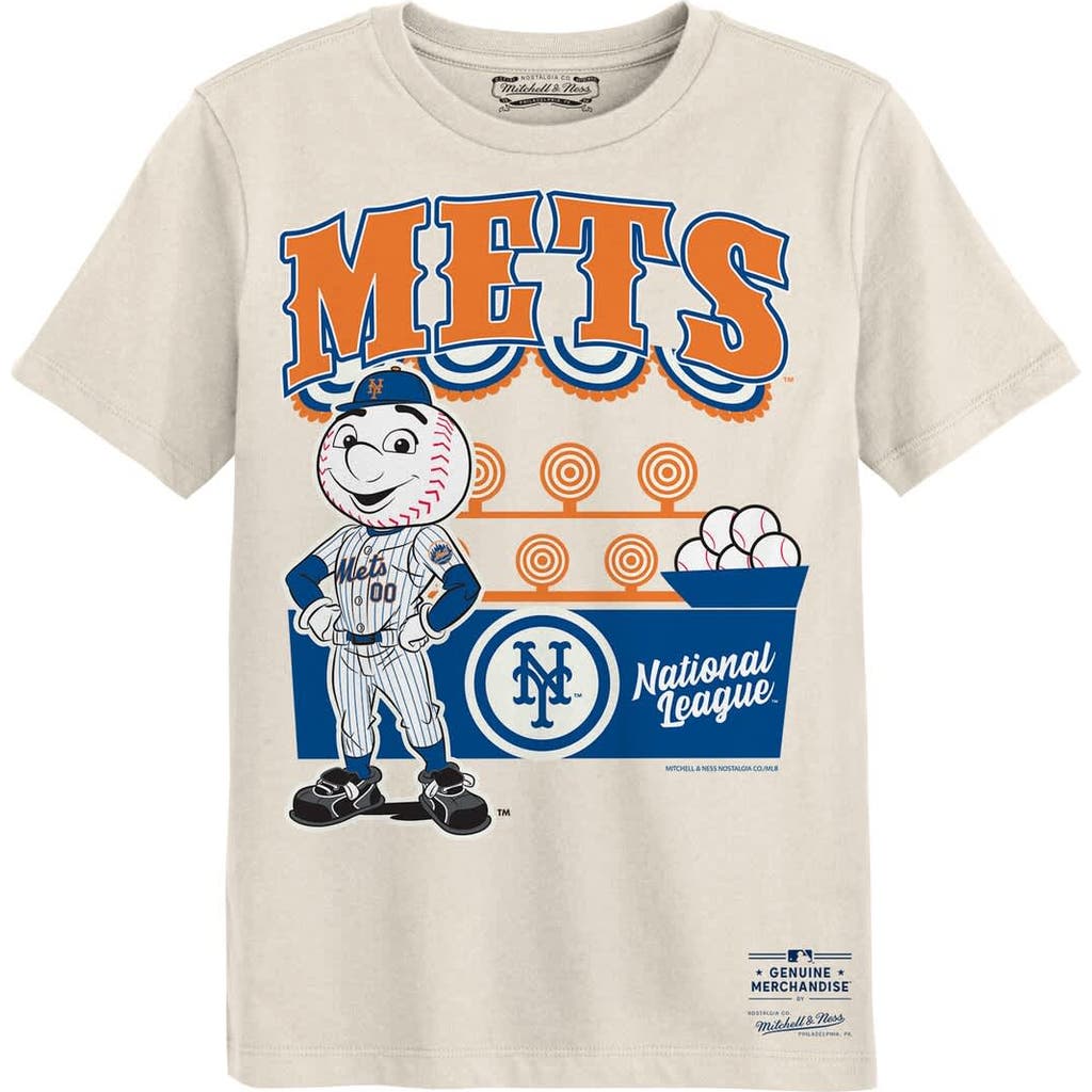 Mitchell & Ness Preschool Mitchell & Ness Cream New York Mets Step Back Up T-Shirt 