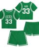 Mitchell & Ness Preschool Mitchell & Ness Larry Bird Kelly Green Boston Celtics Play by Place Two-Pack T-Shirt & Shorts Set  - 1