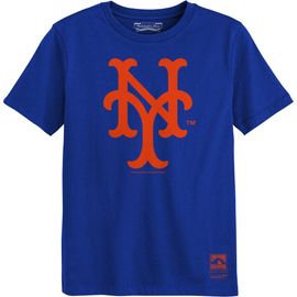 Mitchell & Ness Preschool Mitchell & Ness Royal New York Mets Retro Logo T-Shirt 
