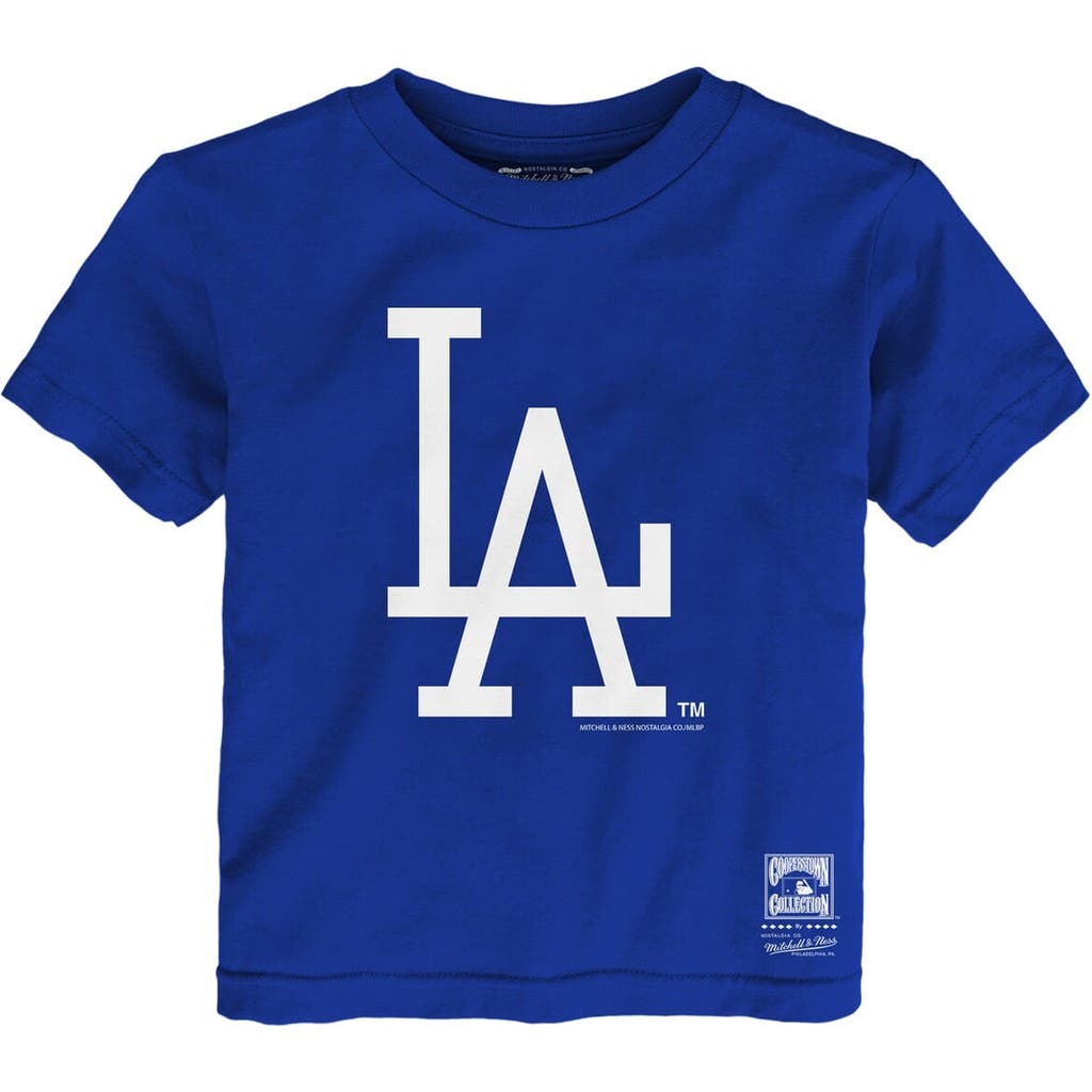 Mitchell & Ness Toddler Mitchell & Ness  Royal Los Angeles Dodgers Retro Logo T-Shirt 