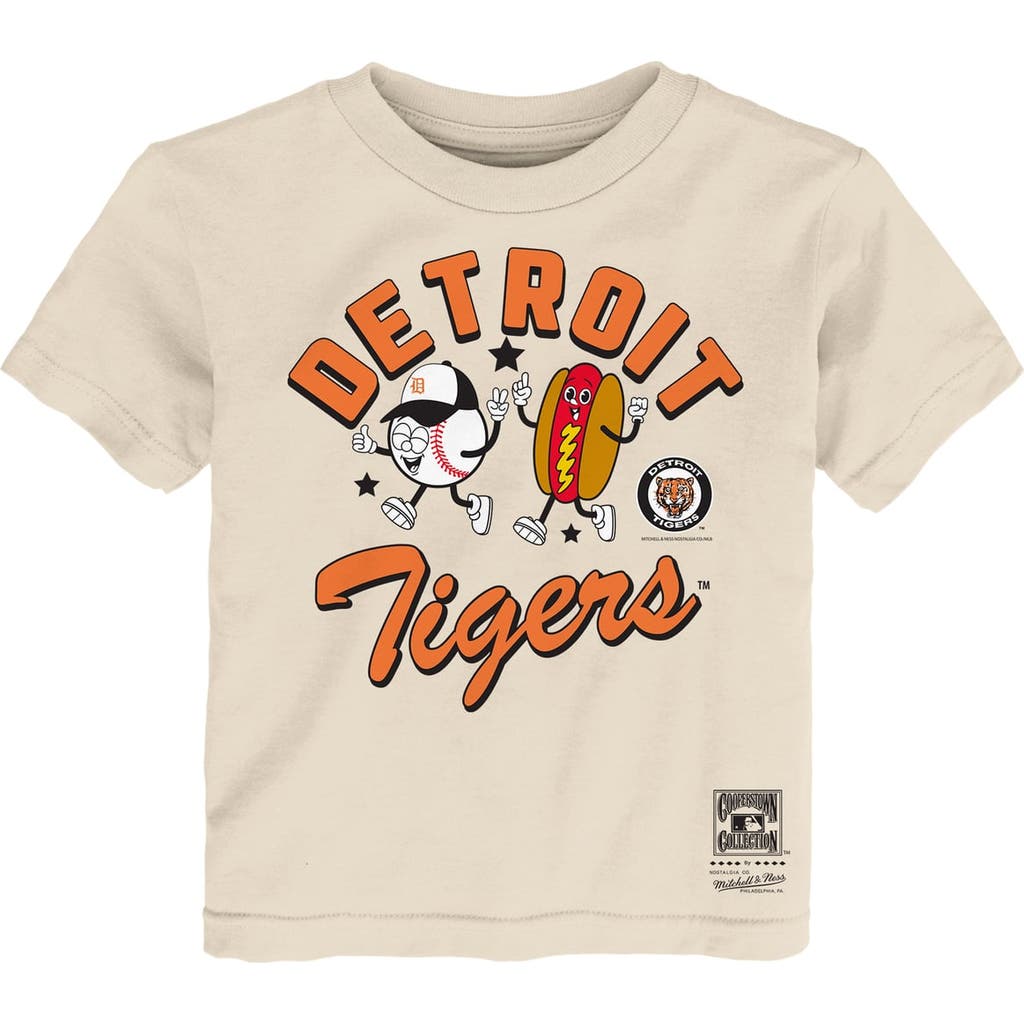 Mitchell & Ness Toddler Mitchell & Ness Natural Detroit Tigers Snack T-Shirt 