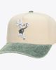 Mitchell & Ness Unisex Mitchell & Ness Cream/Green Milwaukee Bucks Faded Pro Snapback Hat  - 1