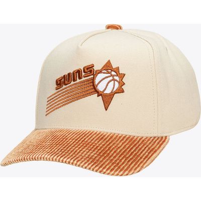 Mitchell & Ness Unisex Mitchell & Ness Cream/Orange Phoenix Suns Faded Pro Snapback Hat 
