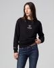 Mitchell & Ness Women's Mitchell & Ness Black Las Vegas Raiders Core Essentials Micro Logo Fleece Sweatshirt  - 1