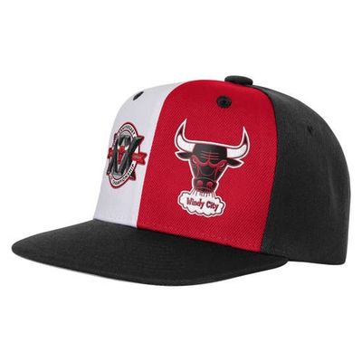 Mitchell & Ness Youth Mitchell & Ness Black Chicago Bulls 20th Anniversary Duo Front Snapback Hat 