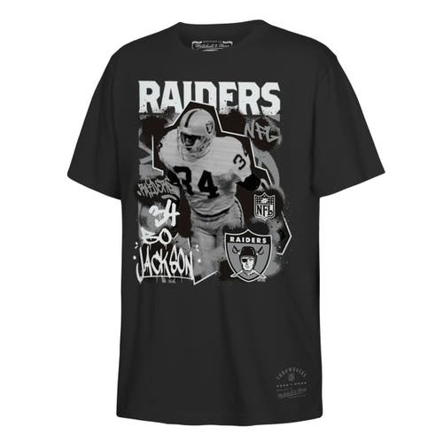 Mitchell & Ness Youth Mitchell & Ness Bo Jackson Black Las Vegas Raiders Star Player T-Shirt 