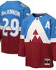 Mitchell & Ness Youth Mitchell & Ness Nathan MacKinnon Blue/Burgundy Colorado Avalanche 2020 Stadium Series Power Play Jersey  - 1