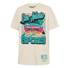 Mitchell & Ness Youth Mitchell & Ness Natural San Antonio Spurs Hardwood Classics Retro Vibe T-Shirt 