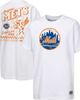 Mitchell & Ness Youth Mitchell & Ness White New York Mets Cooperstown Concession T-Shirt  - 1
