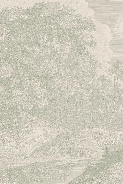 Mitchell Black Edge of a Wood Mural