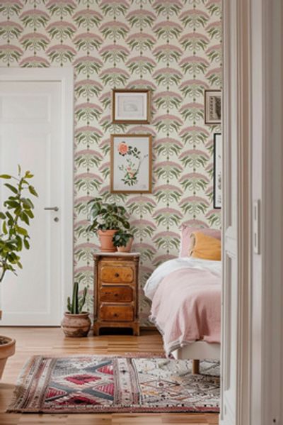 Mitchell Black Fleur de Rêve Floral Wallpaper