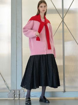 MITTE LACE FLAER SKIRT_BLACK