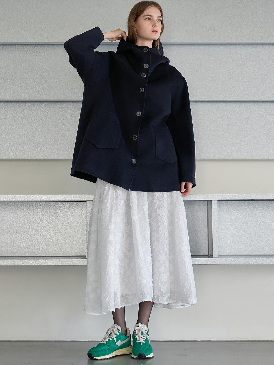 MITTE LACE FLAER SKIRT_WHITE