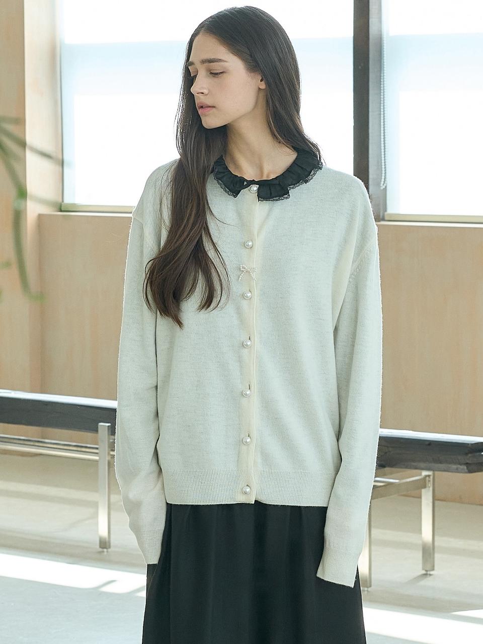 MITTE PEARL ROUND CARDIGAN