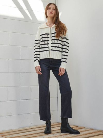 MITTE Straight Cone Denim Jeans (Grey)