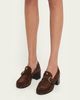 Miu Miu 45mm Suede Buckle Loafers - 2