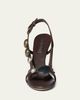 Miu Miu 85mm Embellished Leather Slingback Sandals - 4