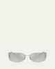 Miu Miu Aube 75MM Rectangular Sunglasses - 1