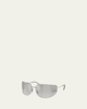 Miu Miu Aube 75MM Rectangular Sunglasses - 2