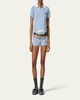 Miu Miu Cashmere Check Short-Sleeve Polo Shirt - 2