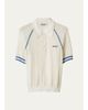 Miu Miu Contrast-Striped Cotton-Blend Polo Shirt - 1