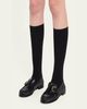 Miu Miu Crinkled Leather Buckled Moccasin Loafers - 2