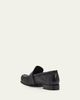 Miu Miu Crinkled Leather Buckled Moccasin Loafers - 4