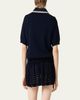 Miu Miu Crochet Knit Drawstring Mini Skirt - 3