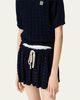 Miu Miu Crochet Knit Drawstring Mini Skirt - 4