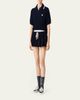 Miu Miu Crochet Knit Short-Sleeve Polo Shirt - 2